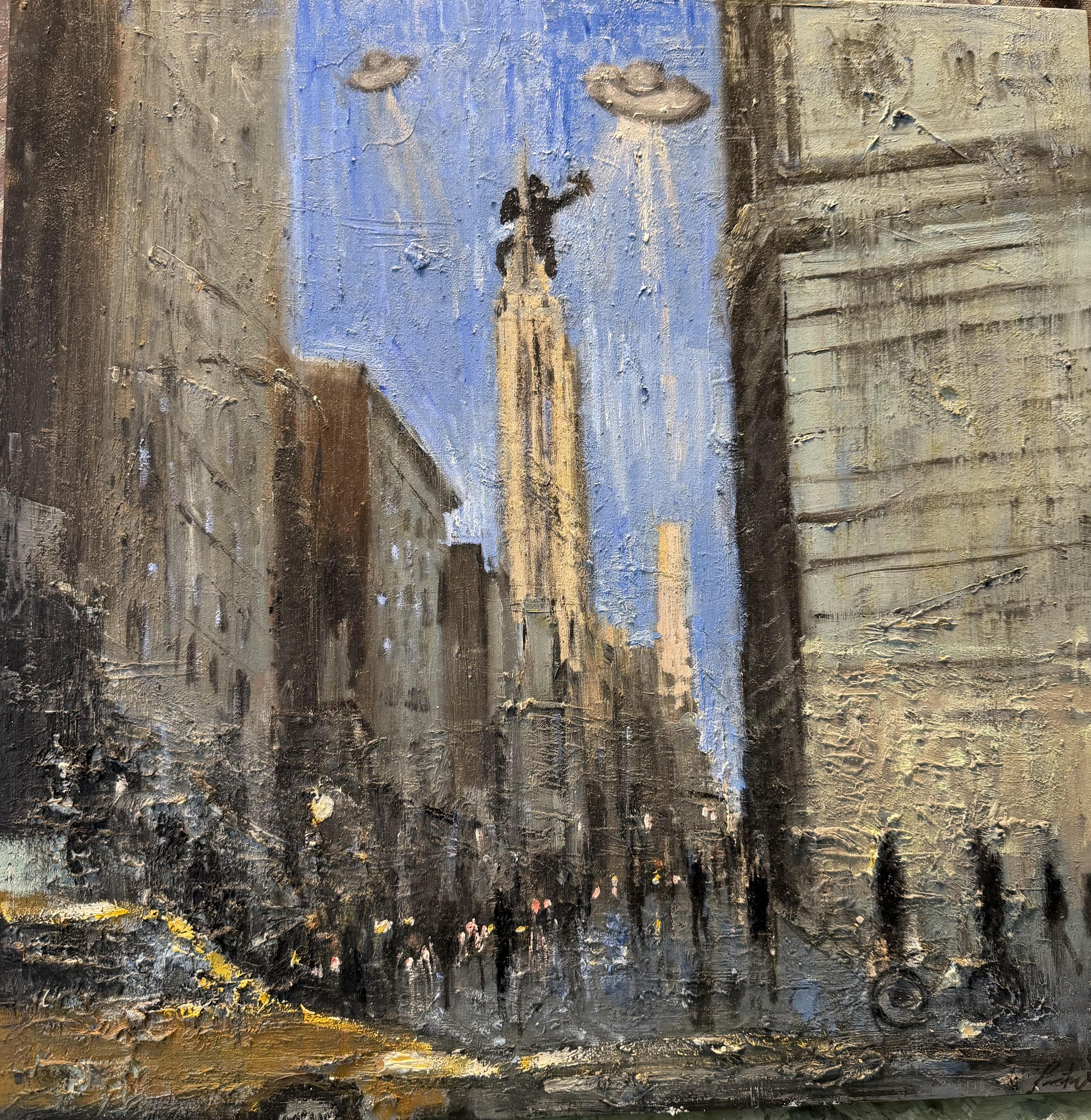 King Kong and UFOs nyc